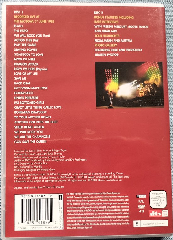 Queen - Queen on Fire (2004)   2XDVD = als nieuw