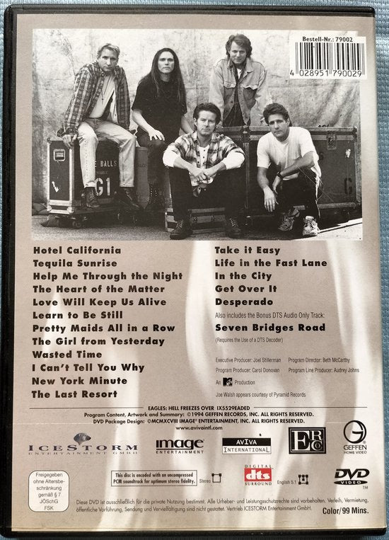 Eagles – Hell Freezes Over (1998) Digital DTS Surround DVD