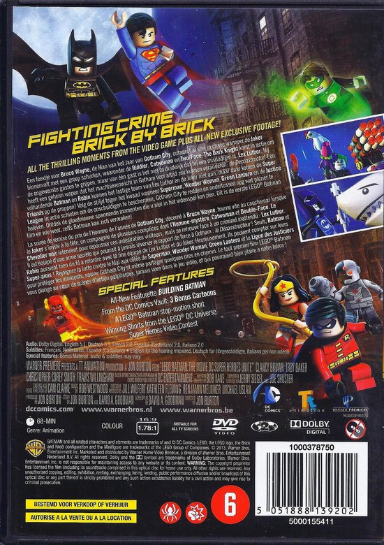Lego Batman - The Movie DC Super Heroes Unite (DVD)