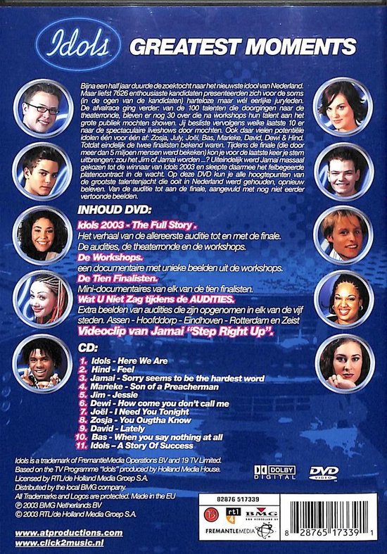 Greatest Moments - Idols 2003