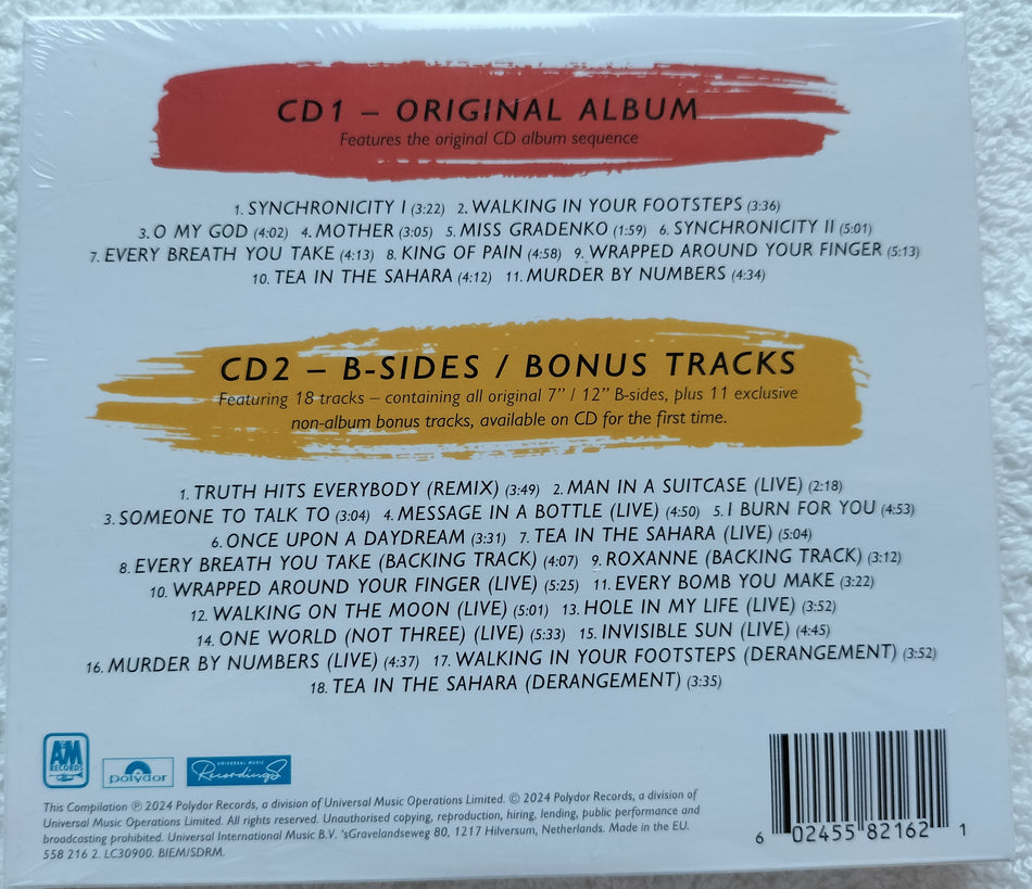 The Police ‎– Synchronicity 2XCD 2024 Sealed