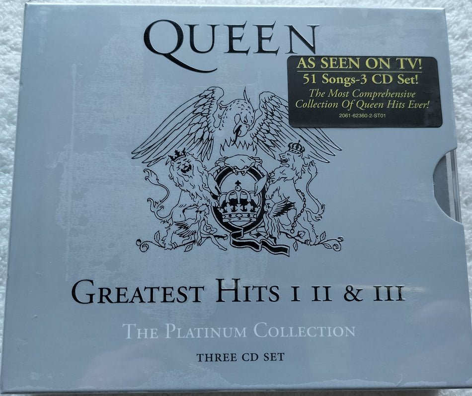Queen – Greatest Hits I II & III (The Platinum Collection) 3CD's Sealed