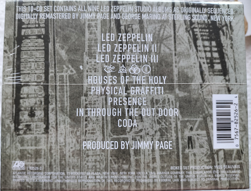 Led Zeppelin - The Complete Studio Recordings (10xCD,=Sealed