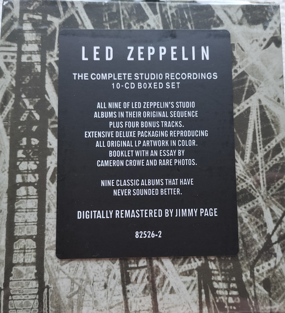 Led Zeppelin - The Complete Studio Recordings (10xCD,=Sealed