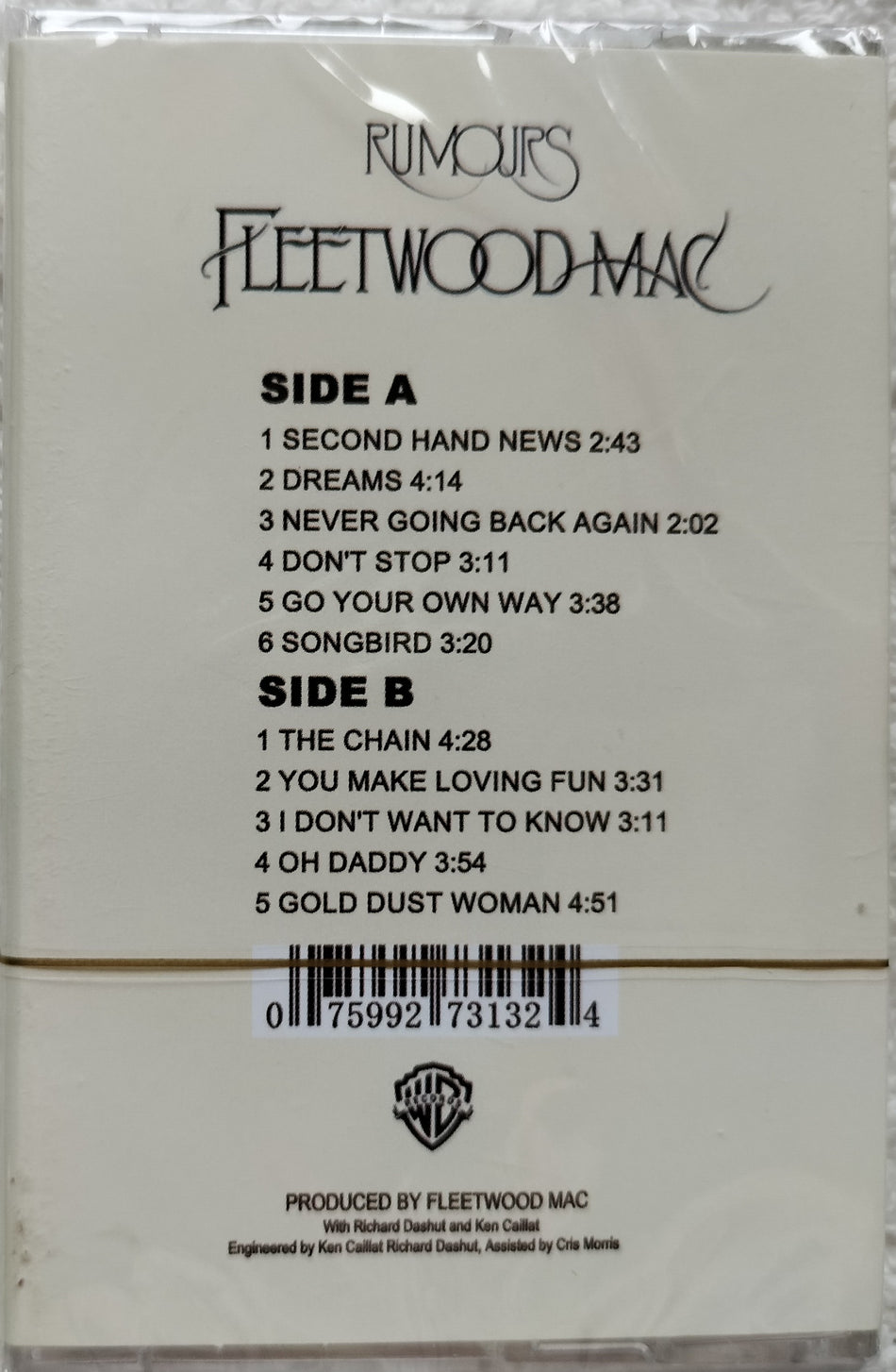 Fleetwood Mac – Rumores Cassette Sealed